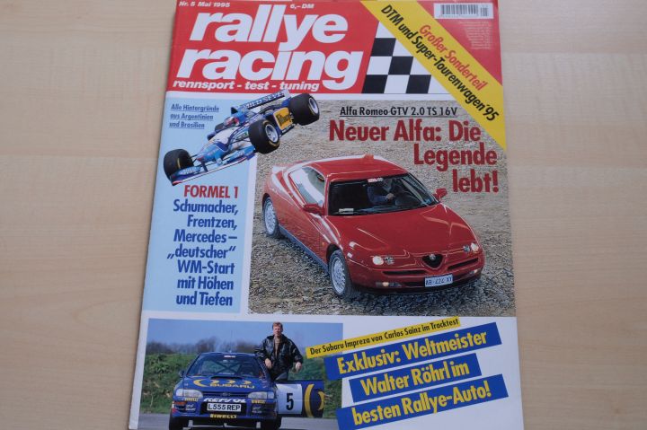 Deckblatt Rallye Racing (05/1995)